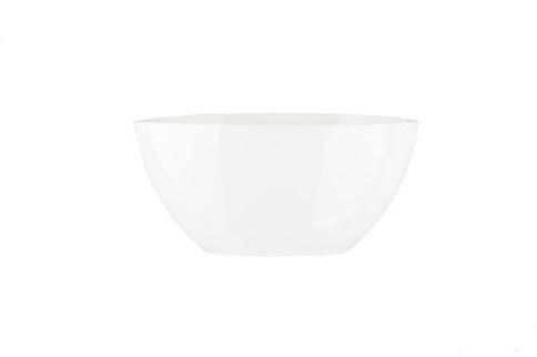Ghiveci plastic owal 38cm alb