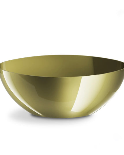 Ghiveci plastic owal 21cm auriu