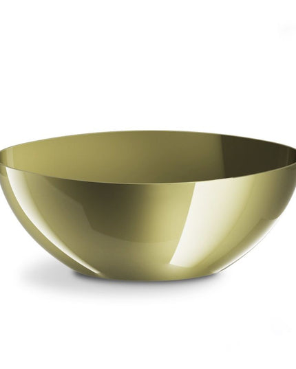 Ghiveci plastic owal 30cm auriu