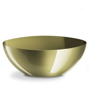 Ghiveci plastic owal 38cm auriu