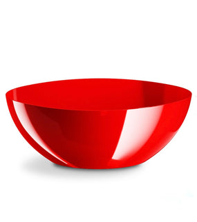 Ghiveci plastic owal 21cm rosu