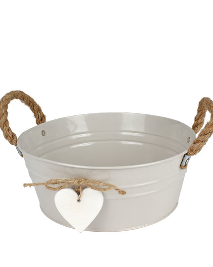 Bol zinc oxford Ø18.5x9cm