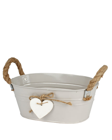 Bol zinc oxford Ø24.5x15X9cm