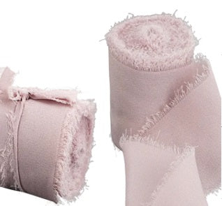 Panglica 3.8cm x 4.5m matase roz deschis