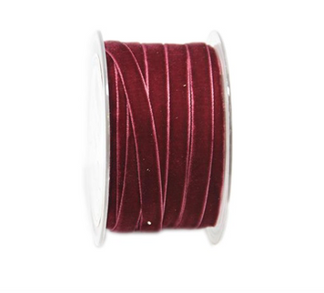 Panglica catifea 10mmx20m visiniu