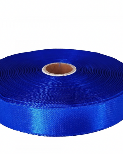 Panglica 2.5cm x 36m satin albastru închis