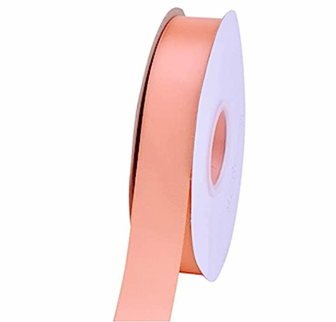 Panglica 2.5cm x 36m satin peach