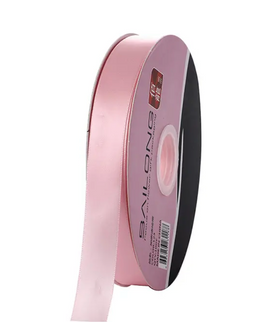 Panglica 2.5cm x 36m satin roz pal