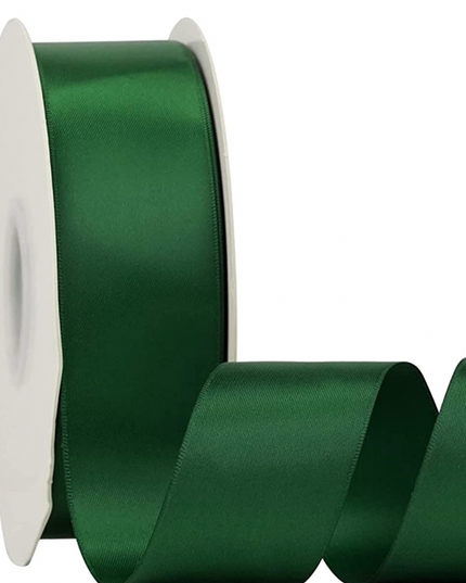Panglica 2.5cm x 36m satin verde emerald