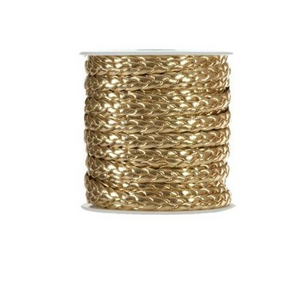 Panglica snur 7mmx20m auriu