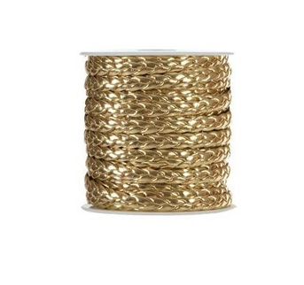 Panglica snur 7mmx20m auriu