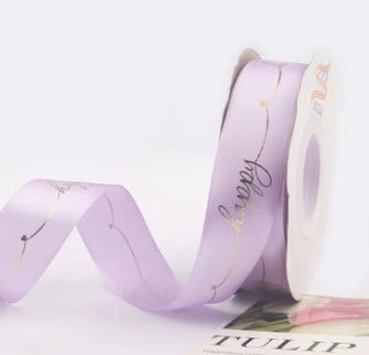 Panglica textil 25mmx23m happy mov