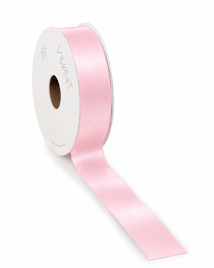 Panglica textil 25mm x 75m roz pal