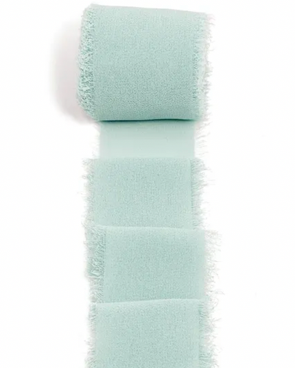 Panglica 3.8cm x 4.5m matase mint green