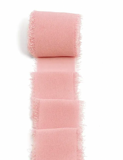 Panglica 3.8cm x 4.5m matase roz pal