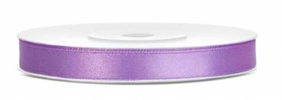 Panglica textil 1cm x 22m lilac