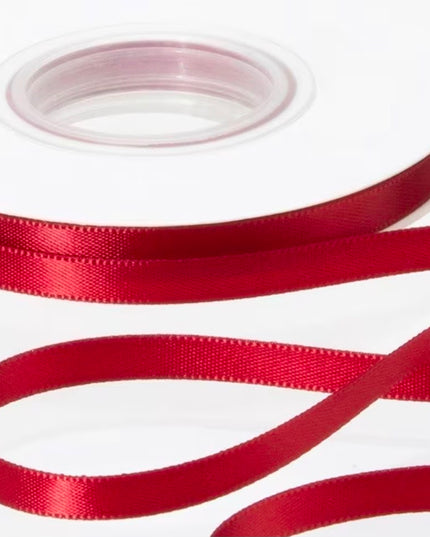 Panglica textil 1cm x 75m burgundy