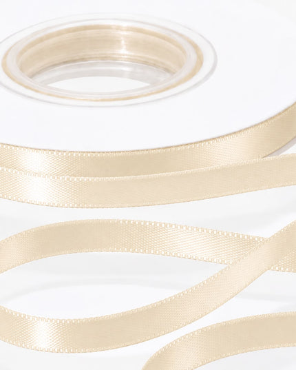 Panglica textil 1cm x 75m crem