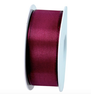 Panglica tafta 40mmx50m bordo