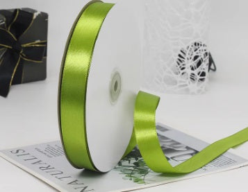 Panglica textil 1cm x 22m verde