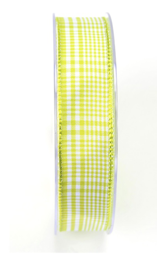 Panglica textil 25mmx20m favorit lime
