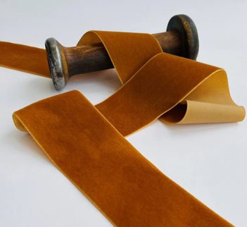 Panglica catifea 40mmX9m maro