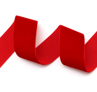 Panglica catifea 40mmX9m rosu