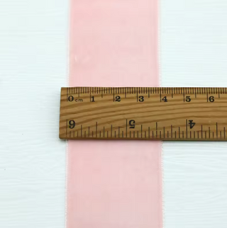 Panglica catifea 40mmX9m  roz