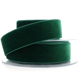 Panglica catifea 40mmX9m verde inchis