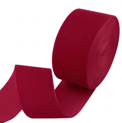 Panglica catifea 40mmX9m visiniu