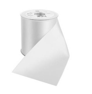 Panglica textil 100mmx25m alb