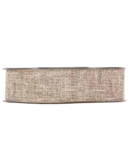 Panglica textil 25mmx10m natur