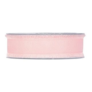 Panglica textil 25mmx50m roz franjuri