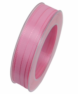 Panglica textil 10mmx50m roz mediu