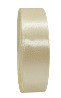 Panglica textil 2.5cm x 22m crem