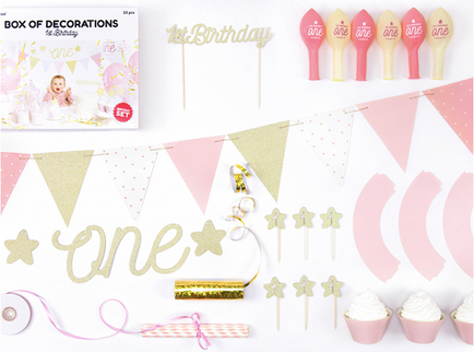 Decoratiuni petrecere 1 an Fetite S/33