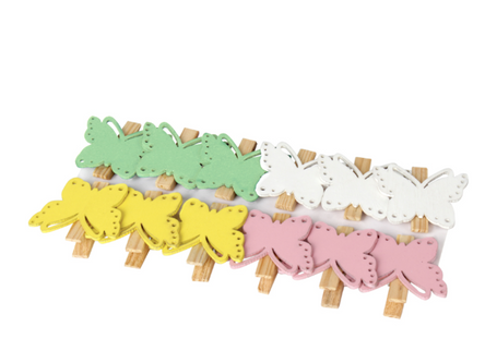 Clame S/24 fluturi color