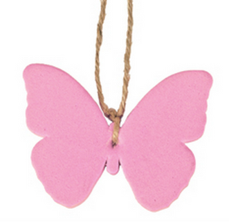 Fluture s/24 spuma roz