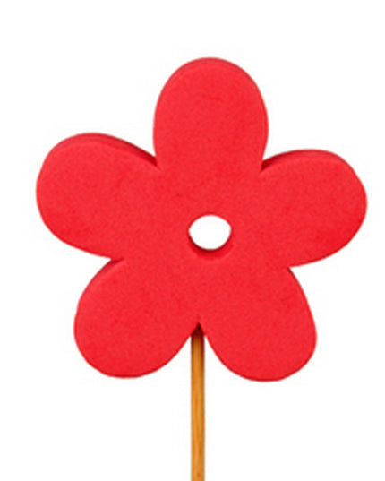 Pick floare s/24 spuma rosu