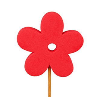 Pick floare s/24 spuma rosu