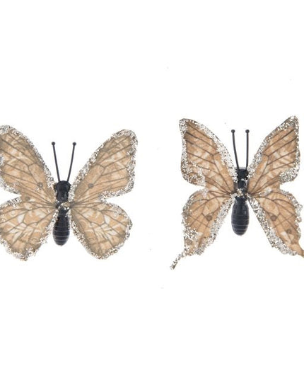 Fluture clame maro s/8