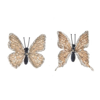 Fluture clame maro s/8