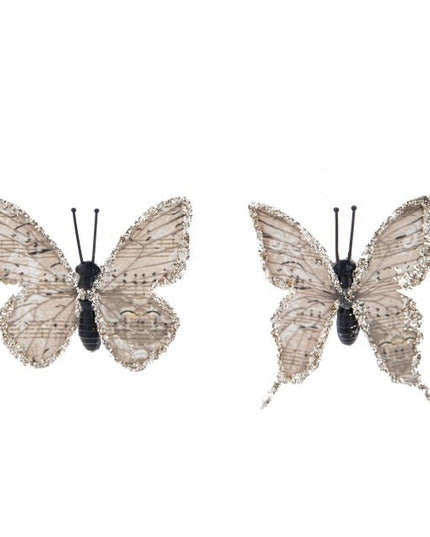 Fluture clame note muzicale s/8