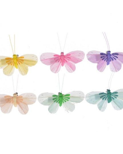 Fluture clame color pal 9.5cm S/6