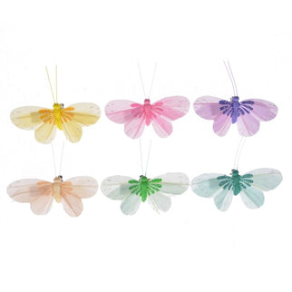 Fluture clame color pal 9.5cm S/6