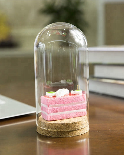 Cupola sticla 12x18cm blat pluta