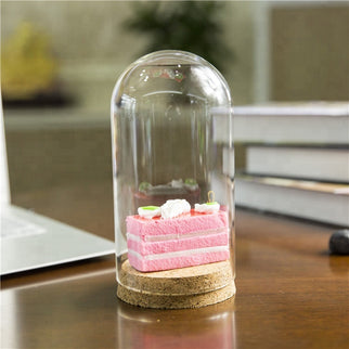 Cupola sticla 12x18cm blat pluta