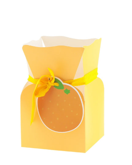 Suport buchet flori 11.5xH21cm portocala