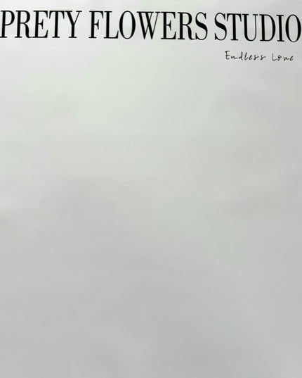 Ambalaj waterproof 29.5x44.5cm pretty flowers studio