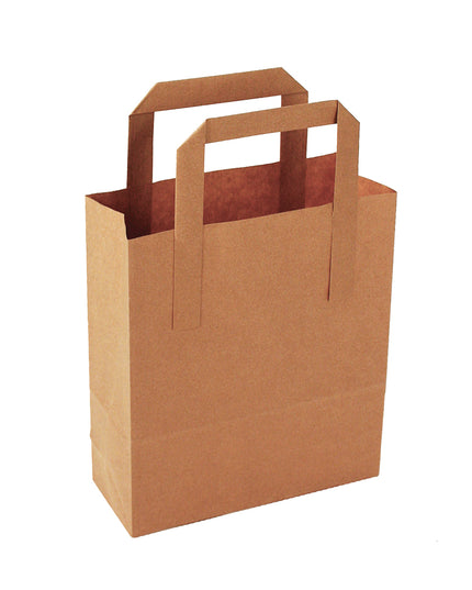 Punga hartie kraft cu maner